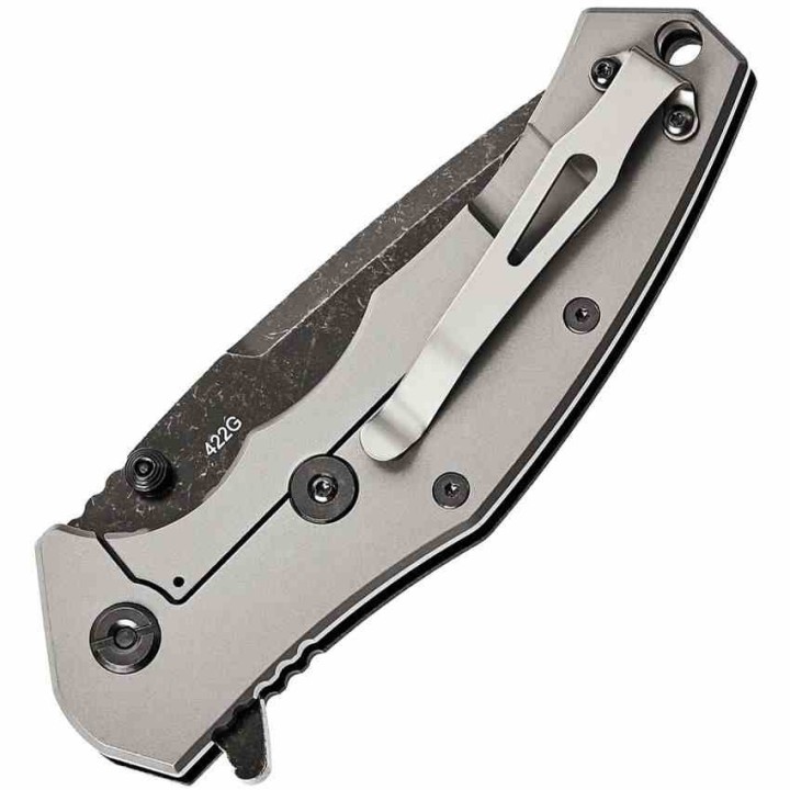 Couteau SKIF Knives Griffin Black Manche G10 Lame Tanto Acier 9Cr18MoV BLK IKBS Framelock Clip SKF422SEB - Livraison Gratuite