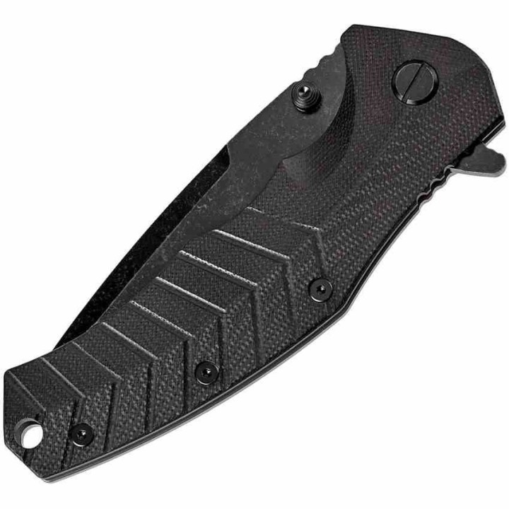 Couteau SKIF Knives Griffin Black Manche G10 Lame Tanto Acier 9Cr18MoV BLK IKBS Framelock Clip SKF422SEB - Livraison Gratuite