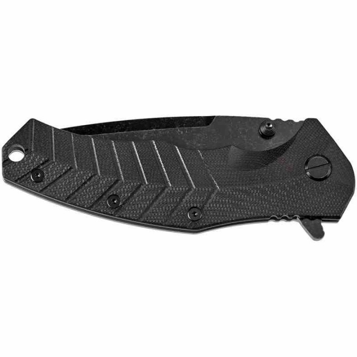 Couteau SKIF Knives Griffin Black Manche G10 Lame Tanto Acier 9Cr18MoV BLK IKBS Framelock Clip SKF422SEB - Livraison Gratuite
