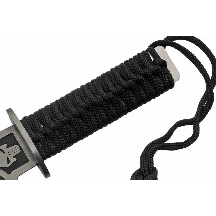 Lot de 3 Couteau Dague Rite Edge Skull Dagger Lame Acier Inox Manche Paracorde Etui Nylon CN211549 - Livraison Gratuite