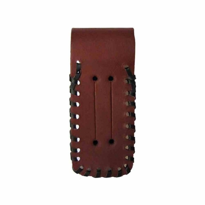 Couteau Rite Edge BONE Manche Os Lame Acier Inox Lockback Etui Cuir CN8001BR - Livraison Gratuite