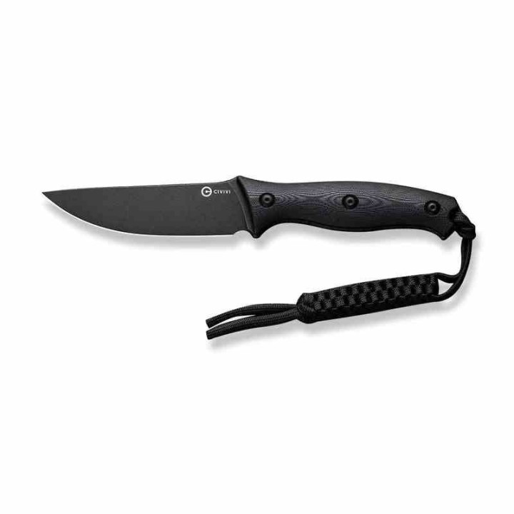 Couteau CIVIVI Stormridge Black Lame Acier Nitro-V Blackwash Manche G10 Etui Kydex CIVC230411 - Livraison Gratuite