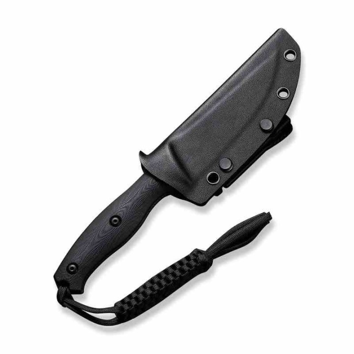 Couteau CIVIVI Stormridge Black Lame Acier Nitro-V Blackwash Manche G10 Etui Kydex CIVC230411 - Livraison Gratuite