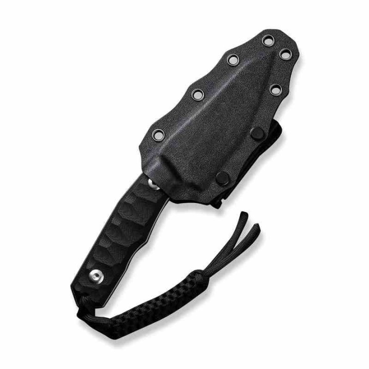 Couteau CIVIVI Propugnator Black Manche G10 Lame Acier D2 SW Reverse Tanto Etui Kydex CIVC230021 - Livraison Gratuite