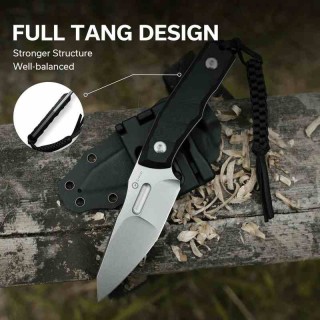 Couteau CIVIVI Propugnator Black Manche G10 Lame Acier D2 SW Reverse Tanto Etui Kydex CIVC230021 - Livraison Gratuite