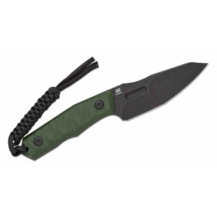 Couteau CIVIVI Propugnator Green Manche Micarta Lame Acier D2 BLK Reverse Tanto Etui Kydex CIVC230022 - Livraison Gratuite