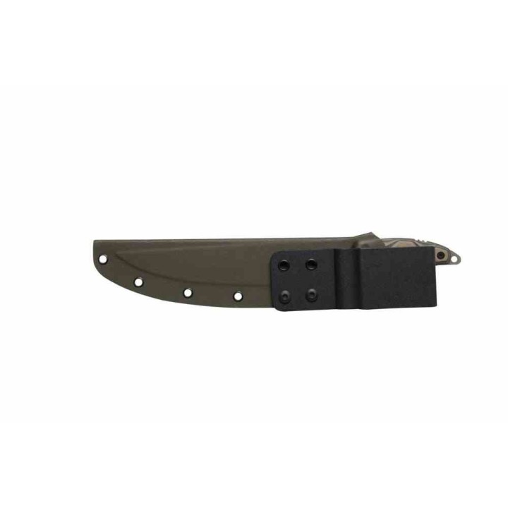 Couteau Tops Filet Lame Acier 154CM Manche Black/Tan G10 Etui OD Green Kydex Made USA TPFIL01 - Livraison Gratuite