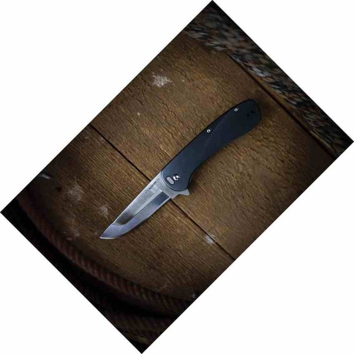 Couteau Outdoor Edge Razor VX1 Gray A/O Manche Aluminium Lame Acier 420J2 Linerlock Clip OEVX130A - Livraison Gratuite