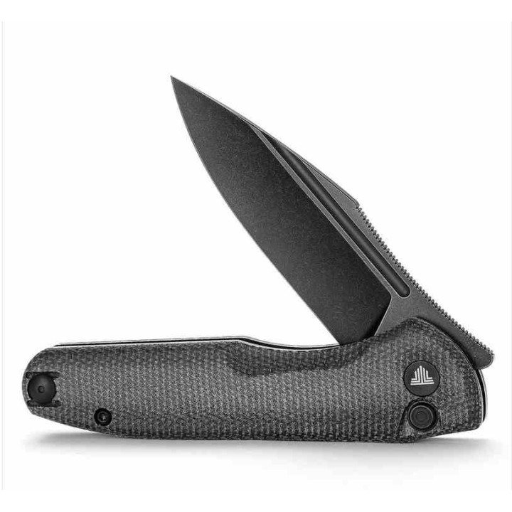 Couteau Antliae OD Green Manche Micarta OD Lame Acier 14C28N SW IKBS Button Lock Clip TVTY22GM14 - Livraison Gratuite