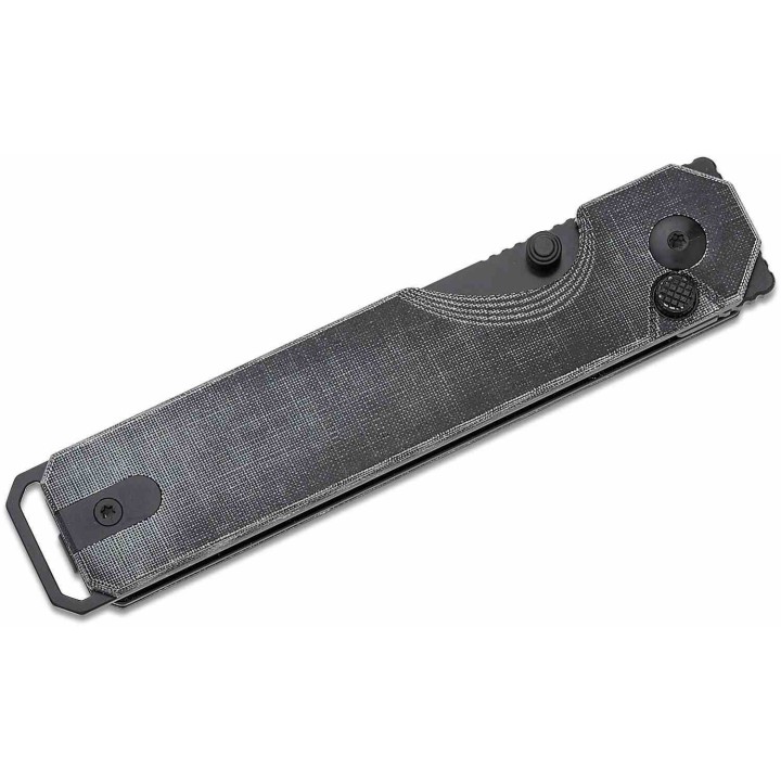 Couteau Kizer KUH Black Lame Acier 154CM Manche Micarta Button Lock CLip KIV3649C1 - Livraison Gratuite
