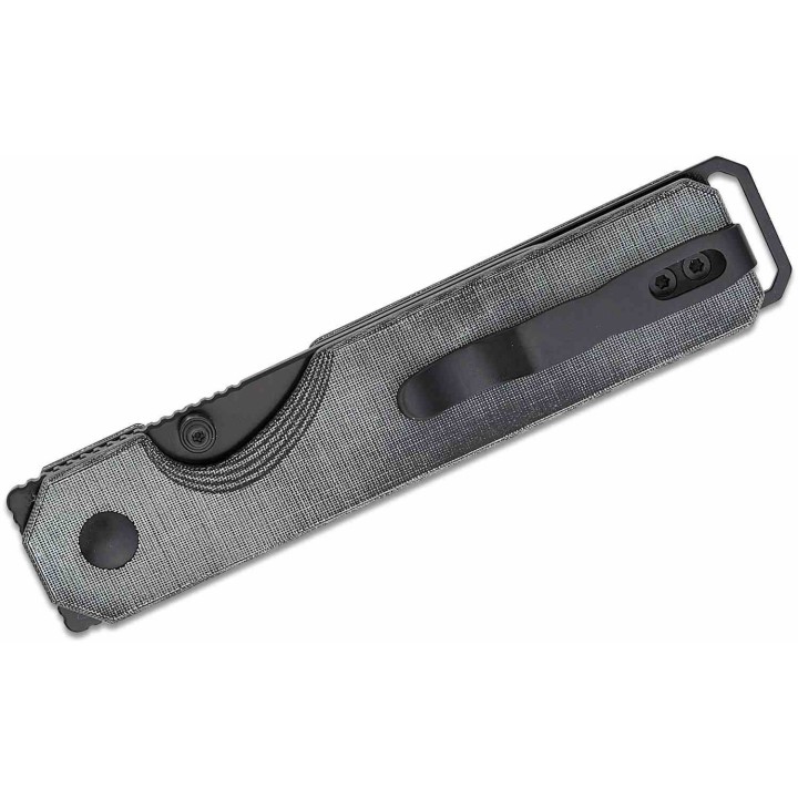 Couteau Kizer KUH Black Lame Acier 154CM Manche Micarta Button Lock CLip KIV3649C1 - Livraison Gratuite