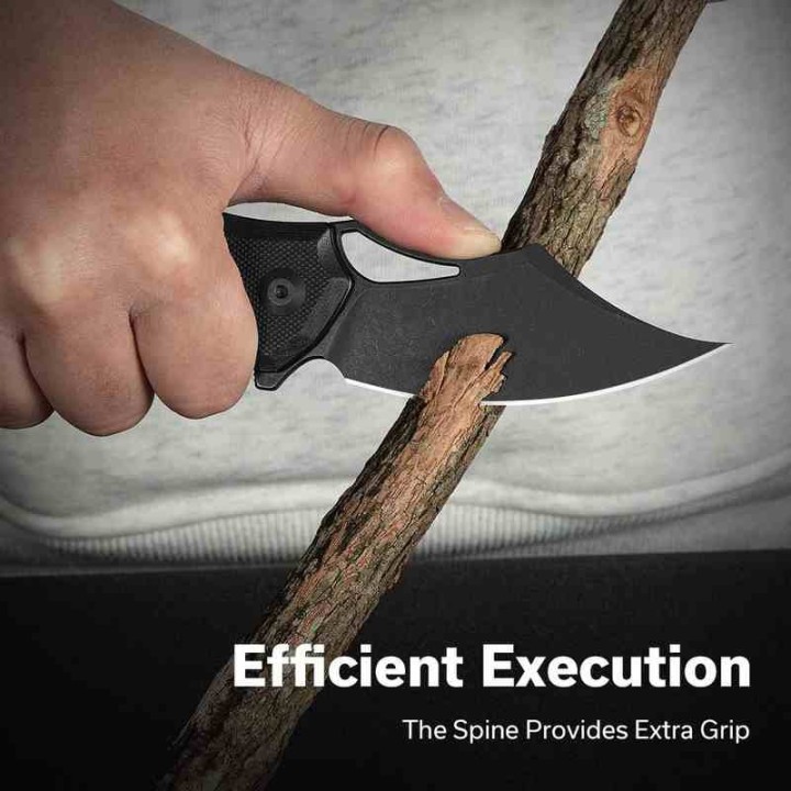 Couteau CIVIVI Chiro Black Manche G10 Lame Acier 14C28N Blk Clip Point IKBS Linerlock Clip CIVC230461 - Livraison Gratuite