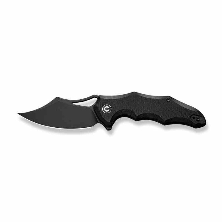 Couteau CIVIVI Chiro Black Manche G10 Lame Acier 14C28N Blk Clip Point IKBS Linerlock Clip CIVC230461 - Livraison Gratuite