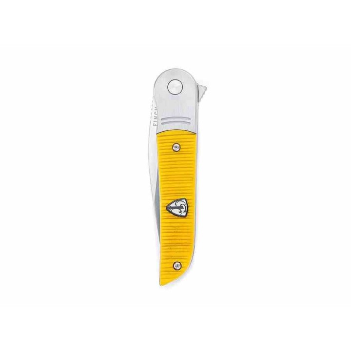 Couteau Finch STINGER Yellow Jacket Manche Os Lame Acier 154CM Bolster Lock IKBS Clip FKCST367 - Livraison Gratuite