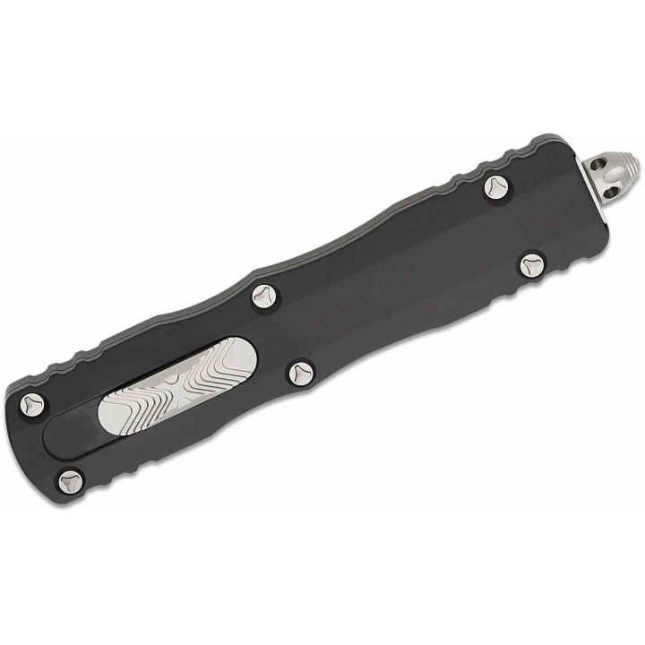 Couteau Microtech 227-10 Dirac AUTO OTF Double Edge Dagger Manche Black Aluminium USA MCT22710 - Livraison Gratuite