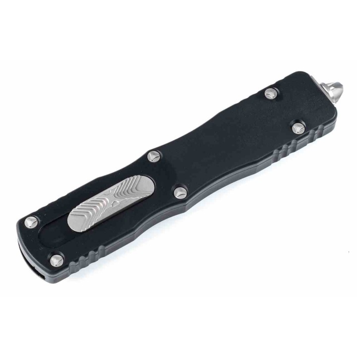 Couteau Microtech 227-10 Dirac AUTO OTF Double Edge Dagger Manche Black Aluminium USA MCT22710 - Livraison Gratuite