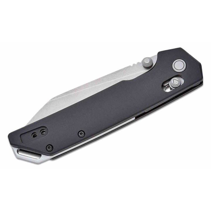 Couteau Kershaw Iridium DuraLock Reverse Tanto Lame Acier D2 SW Manche Alu IKBS Crossbar Lock Clip KS2038R - Livraison Gratuite