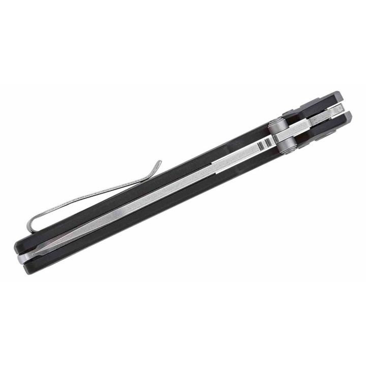 Couteau Kershaw Iridium DuraLock Reverse Tanto Lame Acier D2 SW Manche Alu IKBS Crossbar Lock Clip KS2038R - Livraison Gratuite