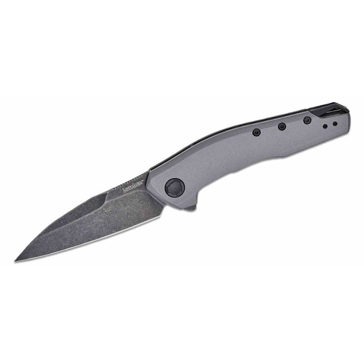 Couteau Kershaw Sanctum A/O Lame Acier 8Cr13MoV Blk Manche Gray Acier Clip Framelock KS1815 - Livraison Gratuite