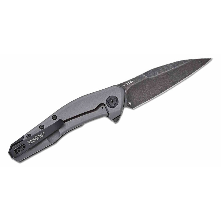 Couteau Kershaw Sanctum A/O Lame Acier 8Cr13MoV Blk Manche Gray Acier Clip Framelock KS1815 - Livraison Gratuite