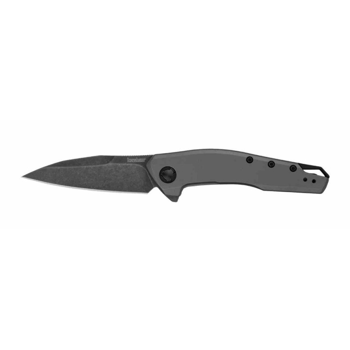 Couteau Kershaw Sanctum A/O Lame Acier 8Cr13MoV Blk Manche Gray Acier Clip Framelock KS1815 - Livraison Gratuite