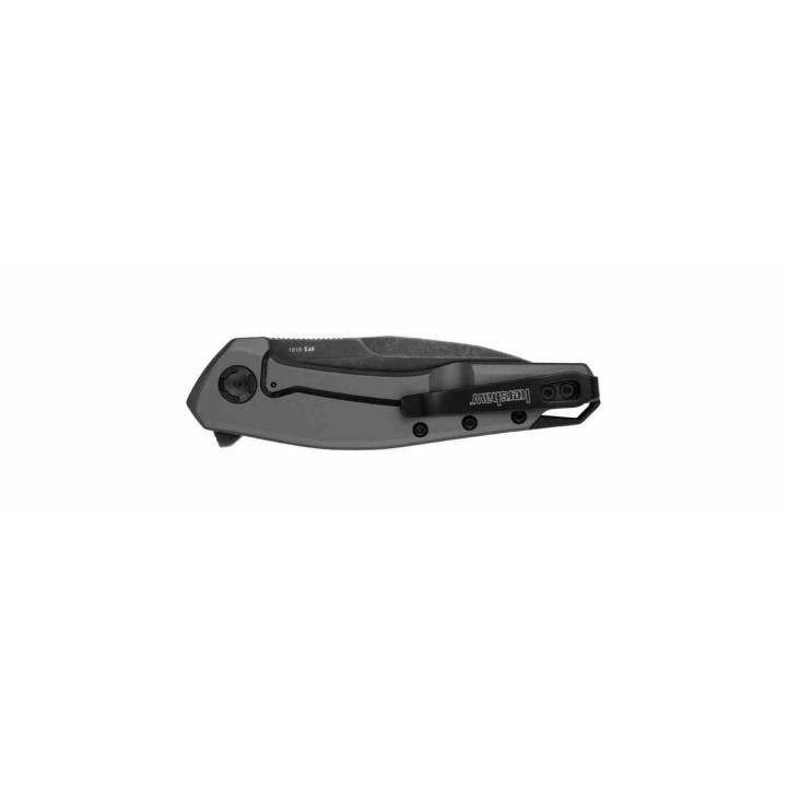 Couteau Kershaw Sanctum A/O Lame Acier 8Cr13MoV Blk Manche Gray Acier Clip Framelock KS1815 - Livraison Gratuite