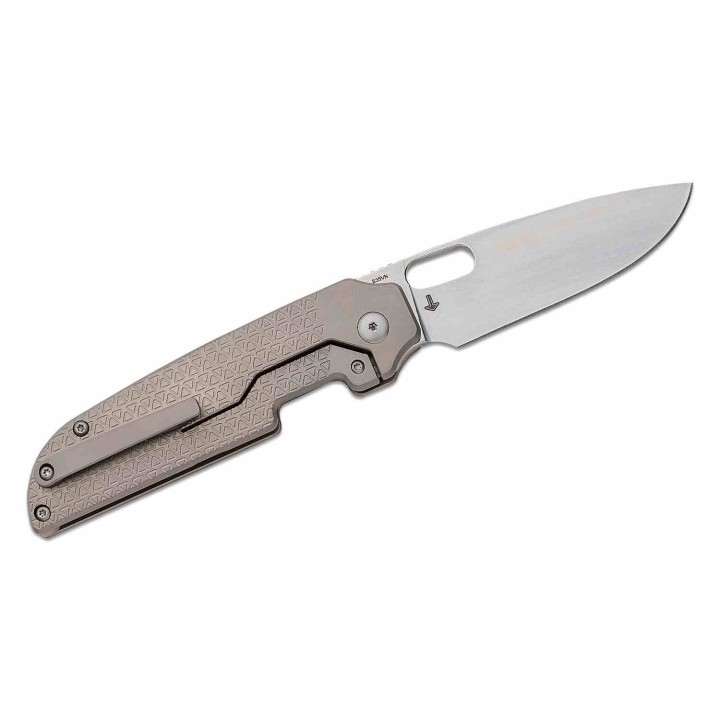 Couteau Kizer Varatas Titanium Handles S35VN SW Blade IKBS Frame Lock Clip KI3637A1 - Livraison Gratuite 