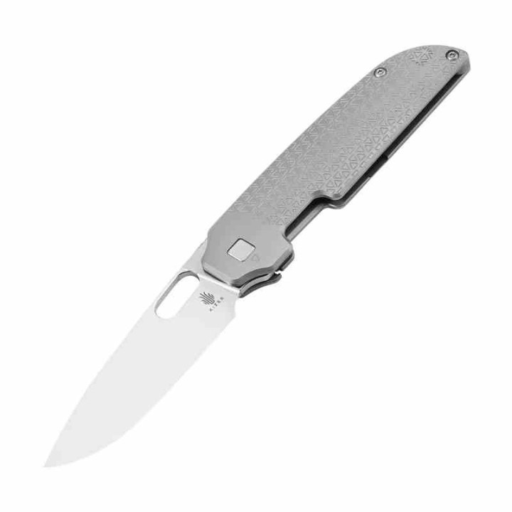 Couteau Kizer Varatas Titanium Handles S35VN SW Blade IKBS Frame Lock Clip KI3637A1 - Livraison Gratuite 