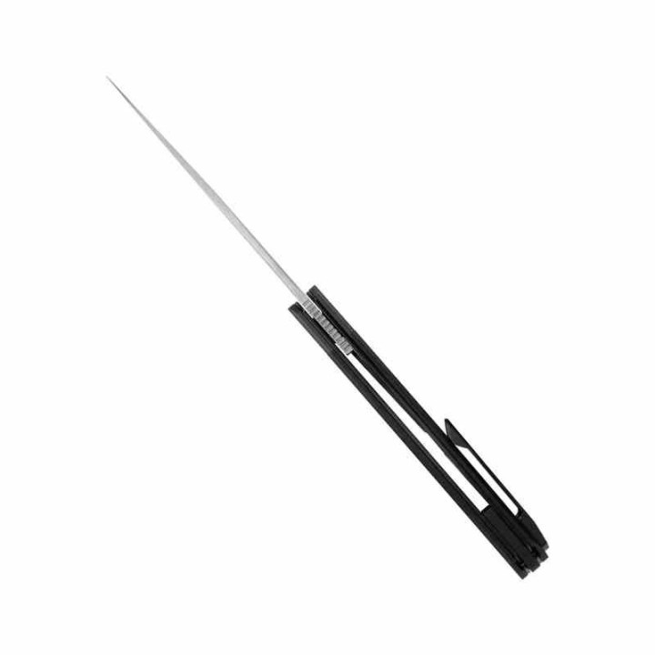 Couteau Kizer Momo Black Manche Aluminium Lame Acier 154CM IKBS Linerlock Clip KIV4663C1 - Livraison Gratuite
