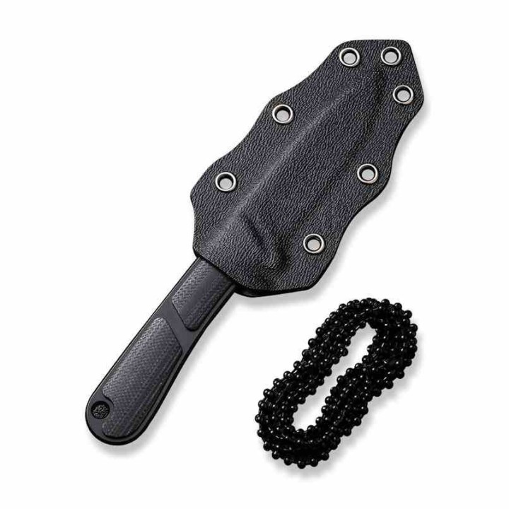Couteau CIVIVI Mini Elementum Neck Lame Acier Nitro-V Black Manche G10 Etui Kydex CIVC230101 - Livraison Gratuite