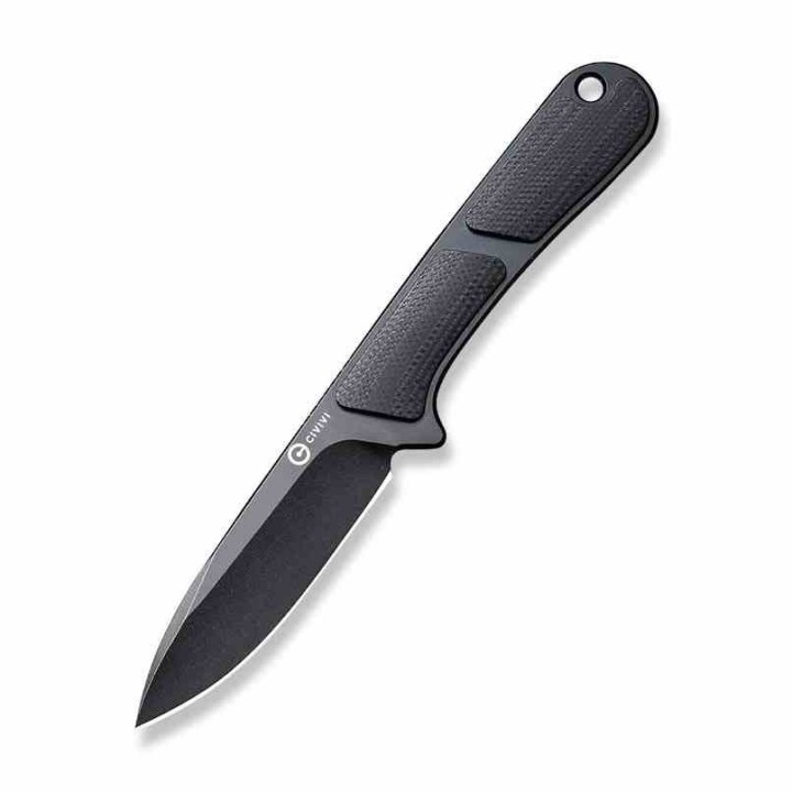 Couteau CIVIVI Mini Elementum Neck Lame Acier Nitro-V Black Manche G10 Etui Kydex CIVC230101 - Livraison Gratuite