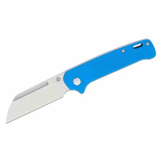 Couteau QSP Penguin Slipjoint Blue Manche G10 Lame Acier 14C28N Sheepsfoot QS130SJC - Livraison Gratuite