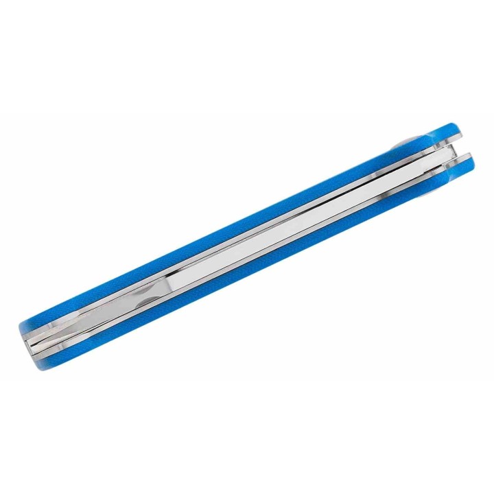 Couteau QSP Penguin Slipjoint Blue Manche G10 Lame Acier 14C28N Sheepsfoot QS130SJC - Livraison Gratuite