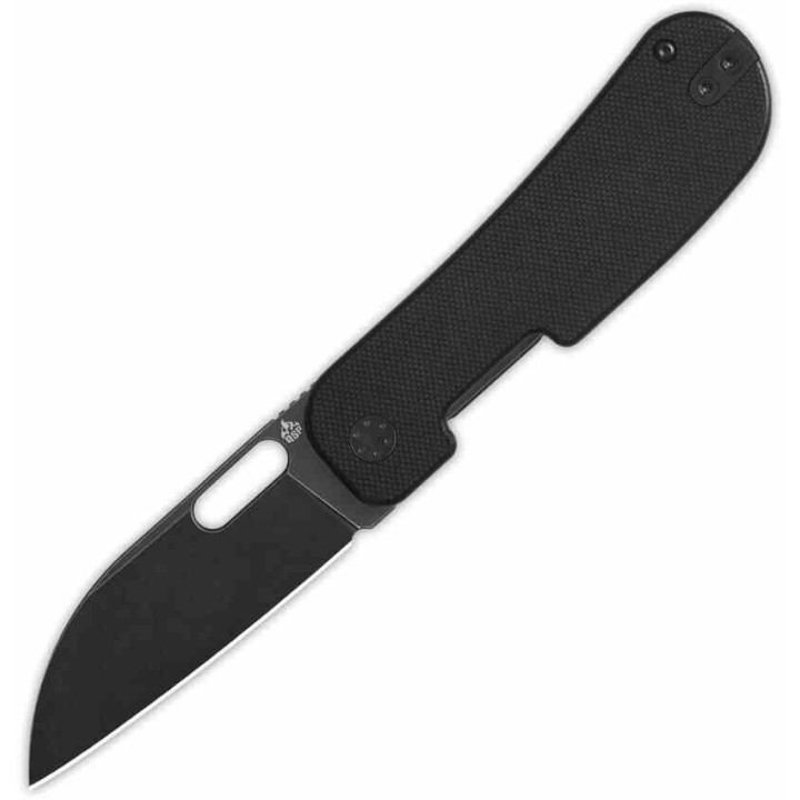 Couteau QSP Variant PE Black Manche G10 Lame Acier 14C28N BLK Sheepsfoot IKBS Linerlock Clip QS154A - Livraison Gratuite