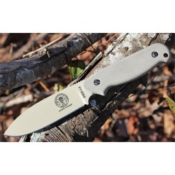 Couteau de Survie ESEE Laser Strike Acier 1095 Desert Tan Manche Micarta Made In USA ESLSPDT - Livraison Gratuite