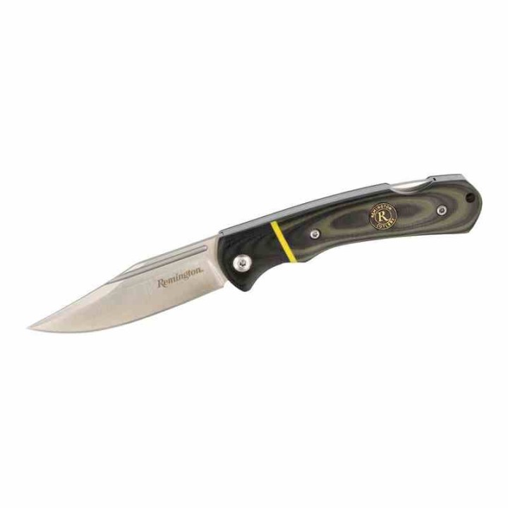 R15639 Couteau Remington Hunter Lockback Lame Acier D2 Manche G10 Clip - Livraison Gratuite