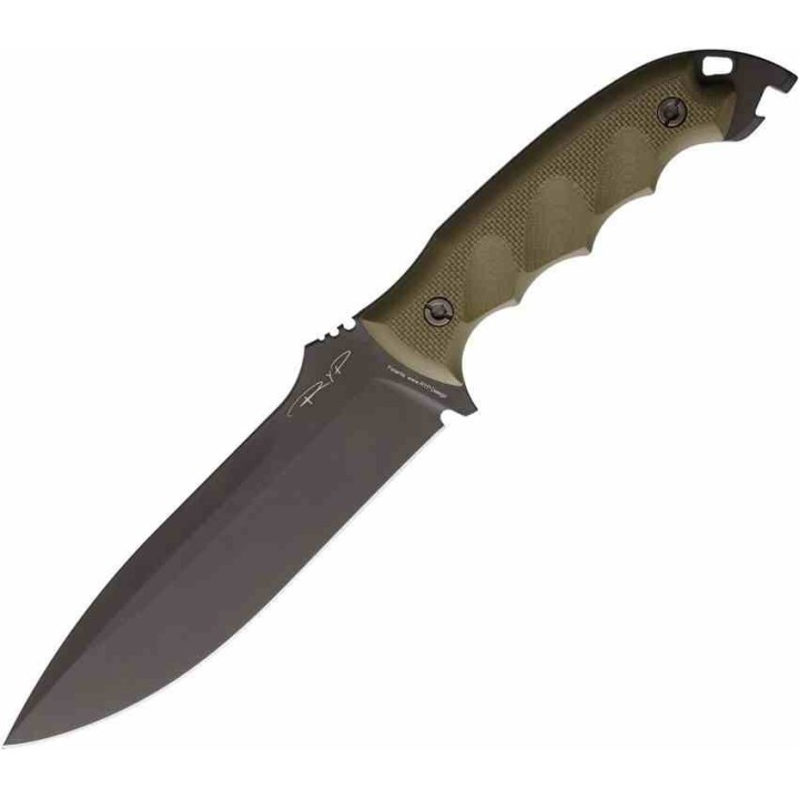 Couteau DPx Gear HEST 6 Milspec S35VN Black Blade OD Green G10 Handles Kydex Sheath USA DPXHSX061 - Livraison Gratuite