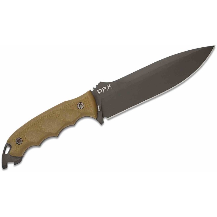 Couteau DPx Gear HEST 6 Milspec S35VN Black Blade OD Green G10 Handles Kydex Sheath USA DPXHSX061 - Livraison Gratuite