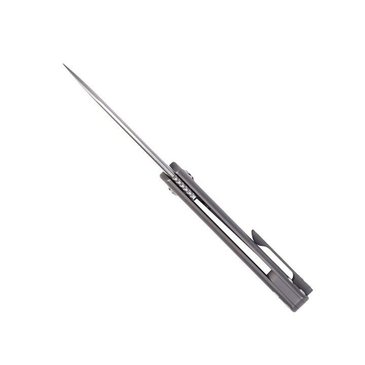 Couteau Kizer Feist Manche Titane Lame Acier CPM-S35VN Framelock Clip KI3499 - Livraison Gratuite