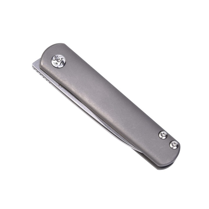 Couteau Kizer Feist Manche Titane Lame Acier CPM-S35VN Framelock Clip KI3499 - Livraison Gratuite