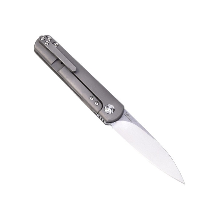 Couteau Kizer Feist Manche Titane Lame Acier CPM-S35VN Framelock Clip KI3499 - Livraison Gratuite
