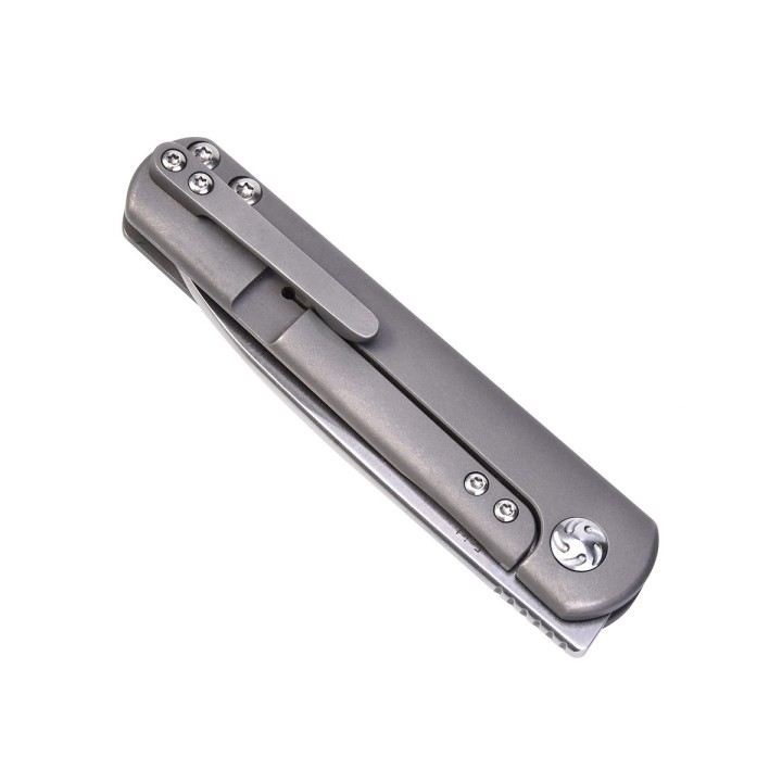 Couteau Kizer Feist Manche Titane Lame Acier CPM-S35VN Framelock Clip KI3499 - Livraison Gratuite