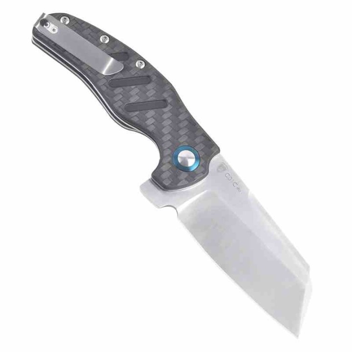 KIV5488C3 Couteau Kizer Cutlery Vanguard Sheepdog XL C01C 154CM Blade Carbon Fiber Handles Liner Lock - Livraison Gratuite