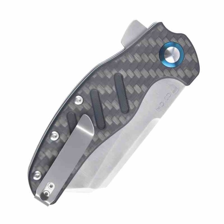 KIV5488C3 Couteau Kizer Cutlery Vanguard Sheepdog XL C01C 154CM Blade Carbon Fiber Handles Liner Lock - Livraison Gratuite