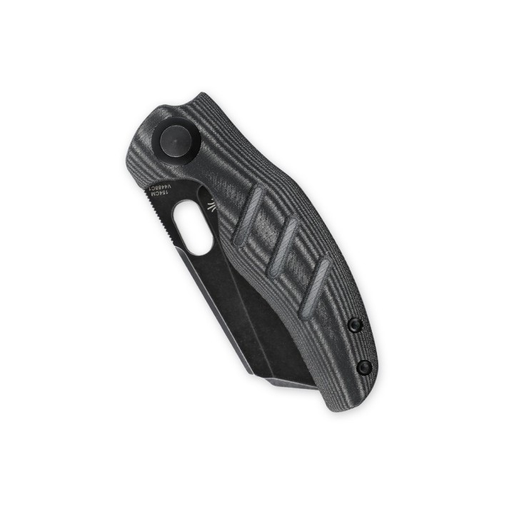 Couteau Kizer Sheepdog C01C Black Lame Acier 154CM Manche Micarta IKBS Linerlock Clip KIV4488C1 - Livraison Gratuite