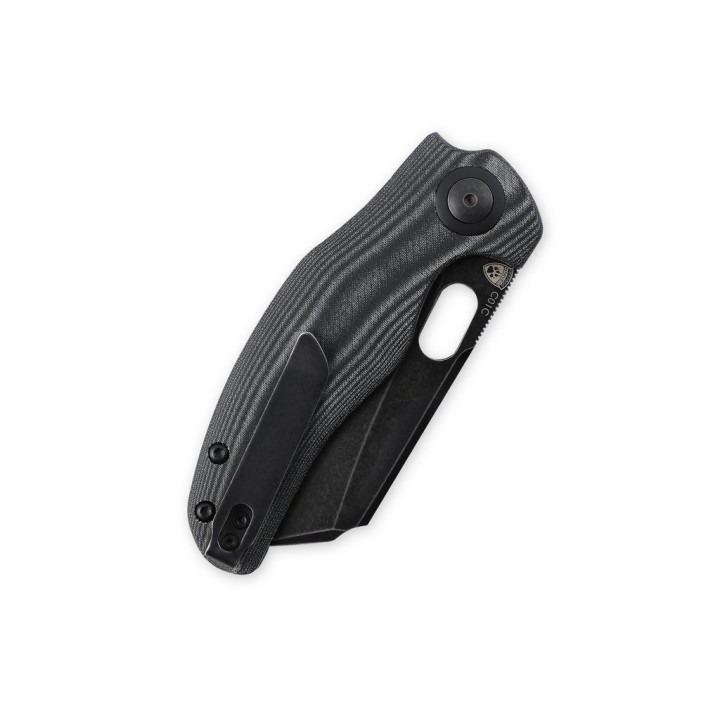Couteau Kizer Sheepdog C01C Black Lame Acier 154CM Manche Micarta IKBS Linerlock Clip KIV4488C1 - Livraison Gratuite
