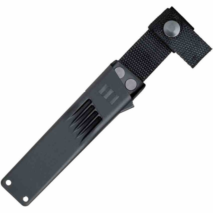 Couteau FallKniven H1 Elmax Manche Black Thermorun Lame Acier Elmax Etui Zytel Made Sweden FNH1ZELMAX - Livraison Gratuite