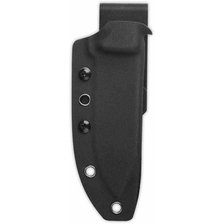 Couteau QSP Canary Fixed Blade Brown Lame Acier Cr8Mo2VSi BLK Manche Micarta Etui Kydex QS155A2 - Livraison Gratuite