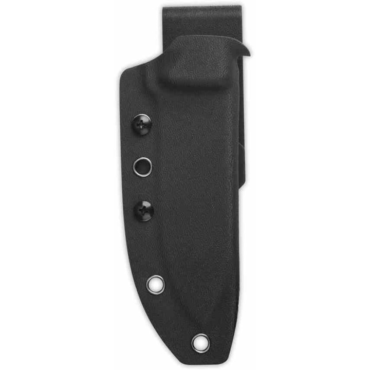 Couteau QSP Canary Fixed Blade Black Lame Acier Cr8Mo2VSi SW Manche Micarta Etui Kydex QS155B1 - Livraison Gratuite