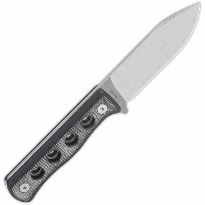 Couteau QSP Canary Fixed Blade Black Lame Acier Cr8Mo2VSi SW Manche Micarta Etui Kydex QS155B1 - Livraison Gratuite